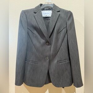 NWT Calvin Klein Women’s 2-Piece Brown Multi Skirt & Jacket Suit Set